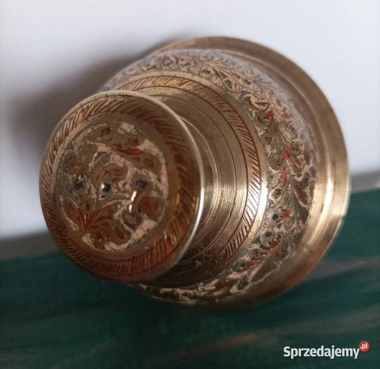 Stary mosiężny dzwonek orientalny dolnośląskie