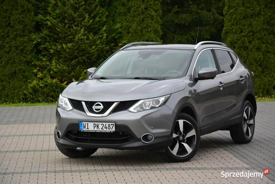 Nissan Qashqai 122016r Ledy Navi Kamera360 Ostrów Mazowiecka