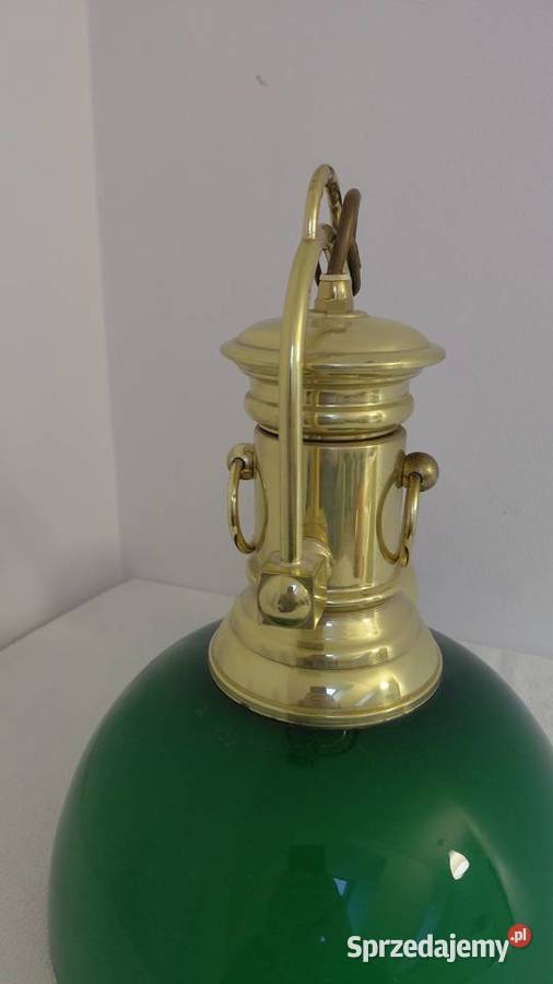 żyrandol Lampa wisząca industrialna mosiężna Krzykawa