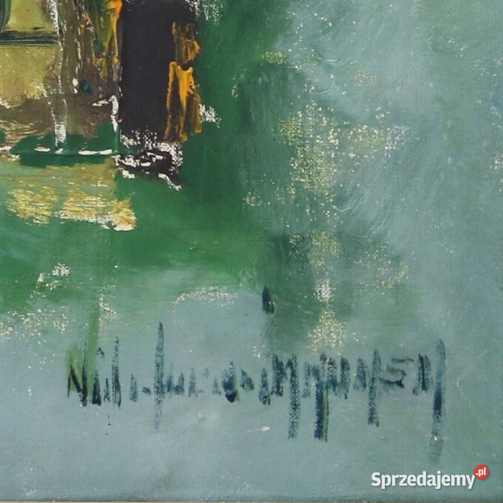 ARTexpert Obraz olejny na płótnie unikalne Dobrzany