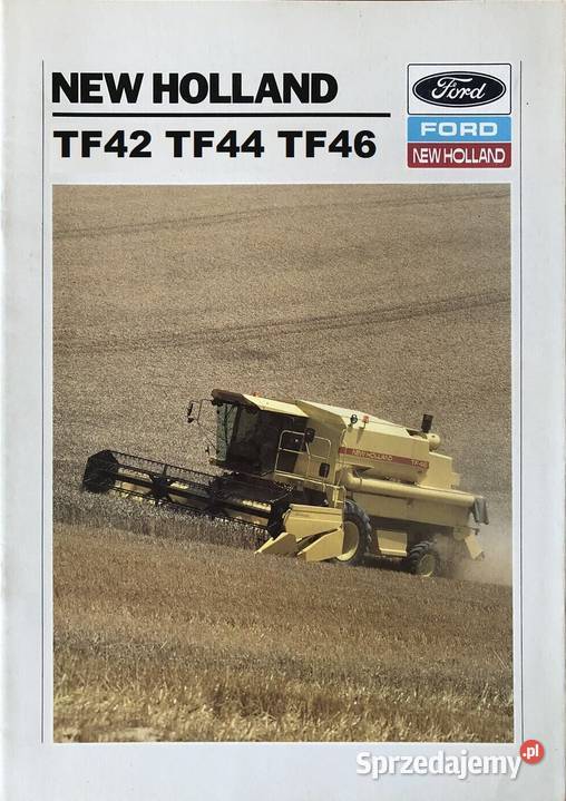 Instrukcja obsługi Holland kombajn TF42 TF44 wielkopolskie Szamotuły