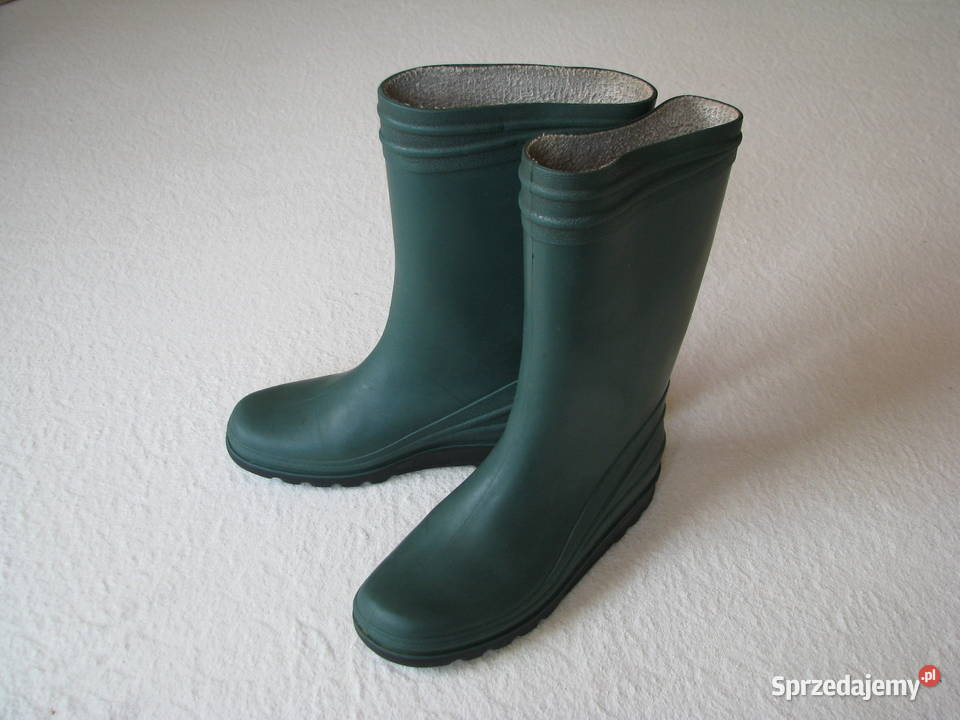 Gumowce buty ogrodowe zielone 35 kalosze gumiaki inna Brzegi