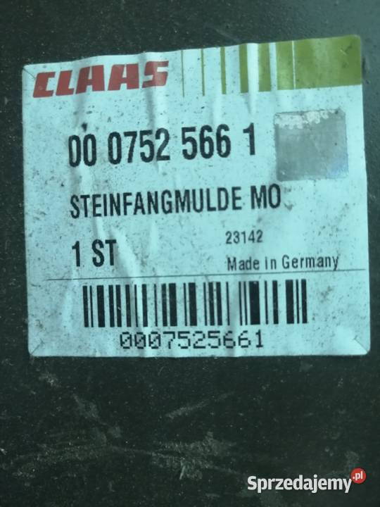 Chwytacz kamieni Claas bębna młócącego Kuźnica