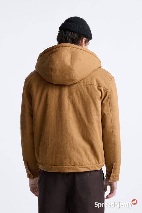 Wodoodporna krótka parka Zara łódzkie Łódź