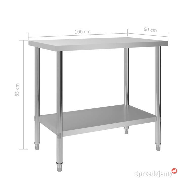 Kuchenny stół roboczy 100x60x85 stal nierdzewna mazowieckie Warszawa