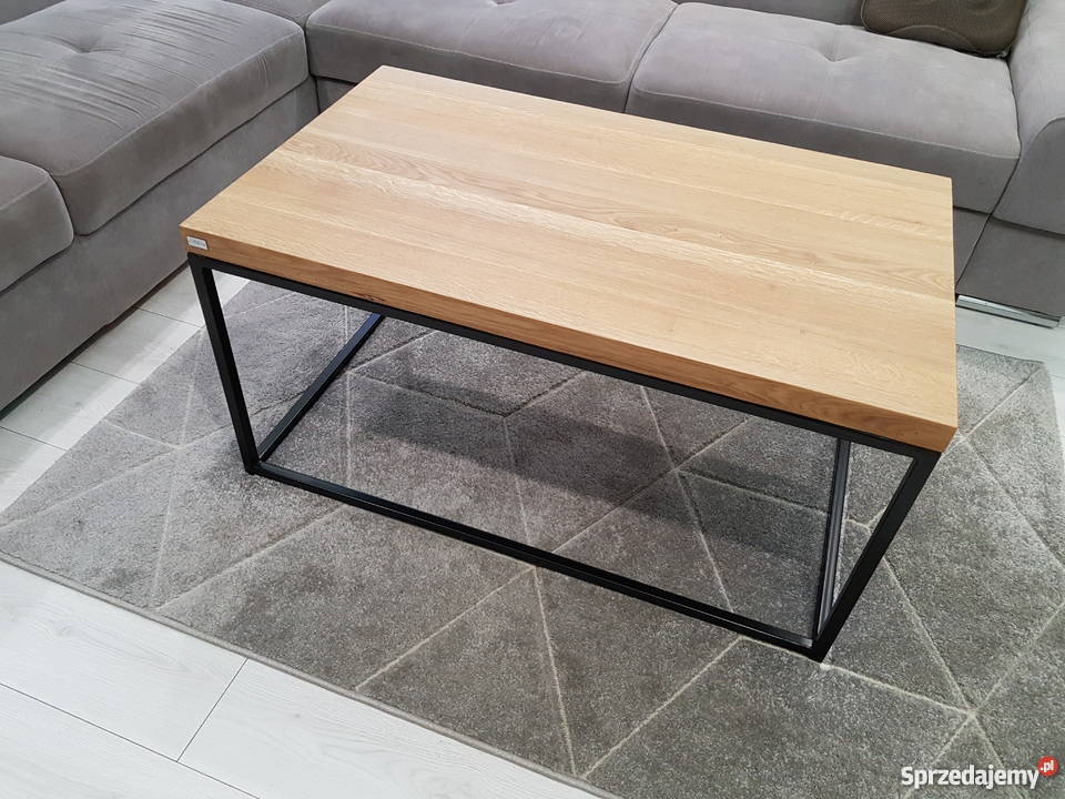 Stolik kawowy industrialny loft dąb nowoczesny Stoły, krzesła, biurka Grzybno sprzedam