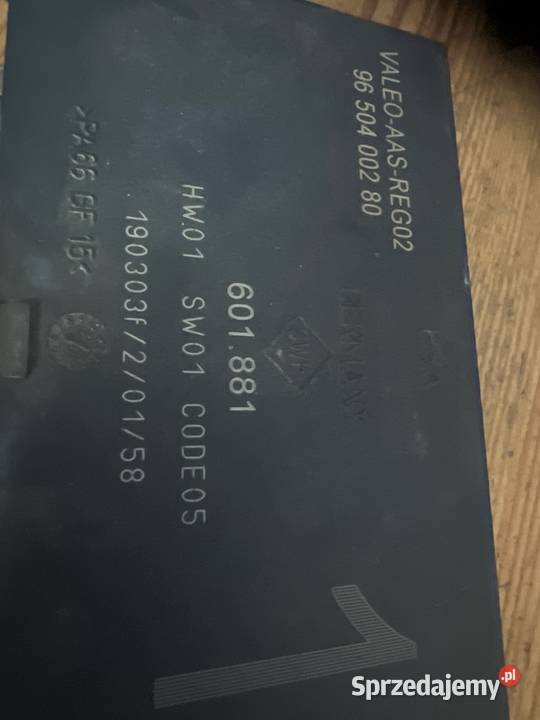 Modul parkowania citroen c8 9650400280 Margonin sprzedam