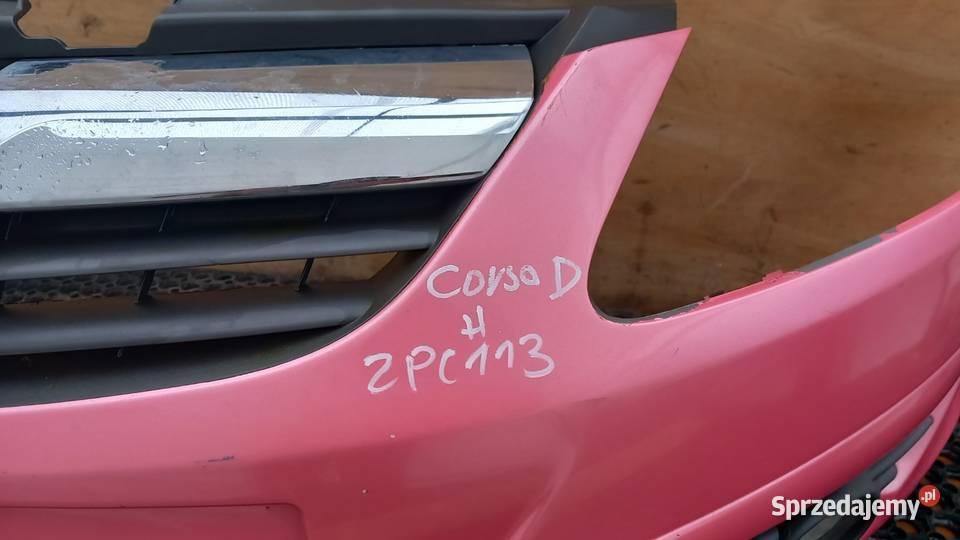 OPEL CORSA D ZDERZAK PRZÓD HALOGEN Zbierkowo