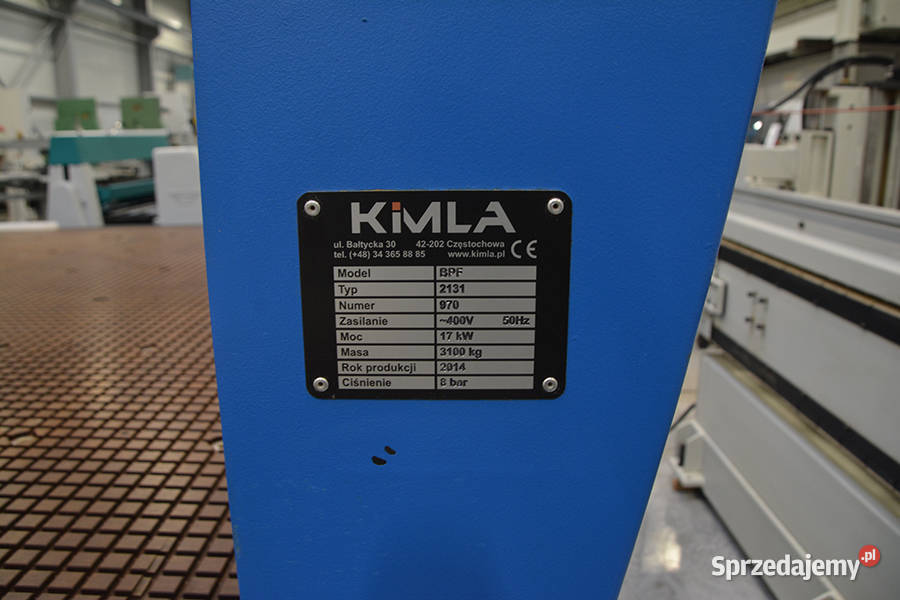 6528 PLOTER FREZUJĄCY KIMLA BPF 2131 małopolskie Biertowice sprzedam
