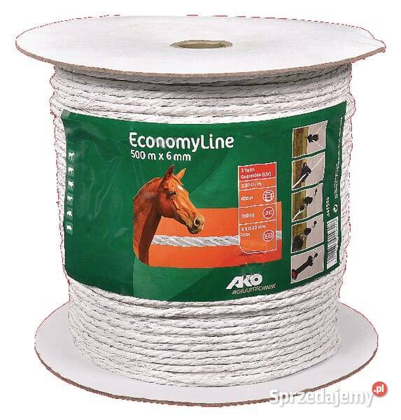 Linka ogrodzeniowa Economy Line 65 mm 500 m małopolskie Kamionna