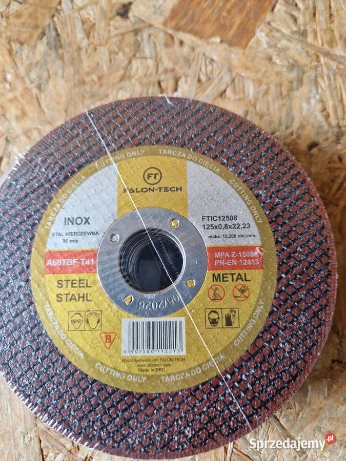 Tarcza do cięcia metalu 125x12mm Falon Tech Inox Głogowa