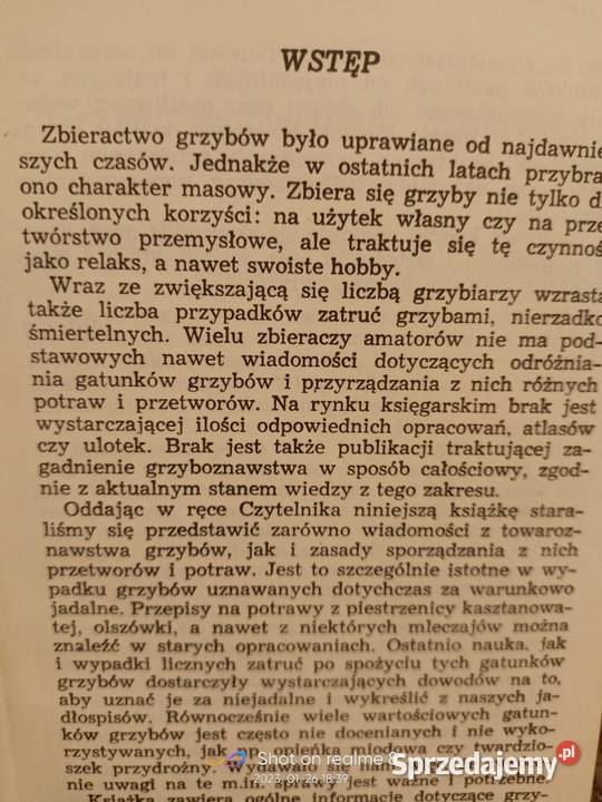 Grzyby w naszej kuchni książki Warszawa mazowieckie sprzedam