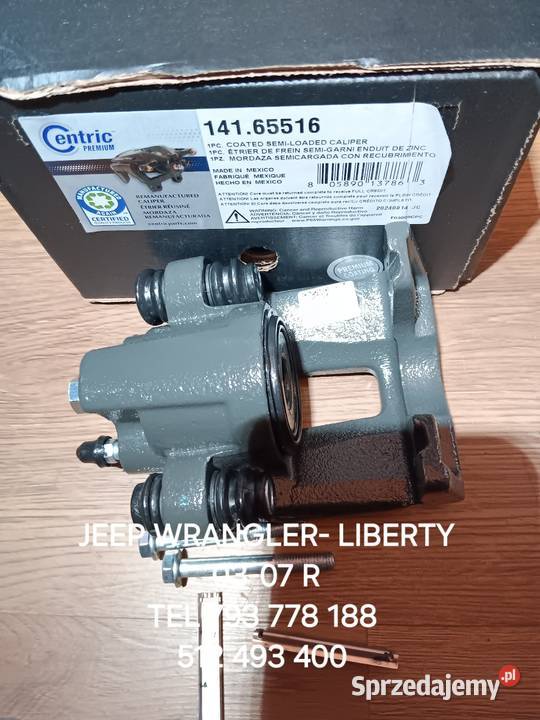 ZACISK HAMULCOWY TYLNY JEEP WRANGLERLIBERTY 0207 Kawnice