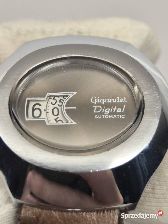 Rzadki Vintage Gigandet Digital Automatic Destro Chorzów
