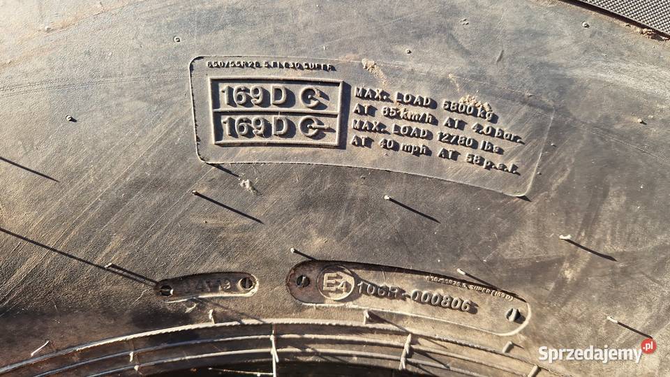 65055r265 65055265 60055265 70050265 bez napraw Rolnictwo Nowe Miasto Lubawskie