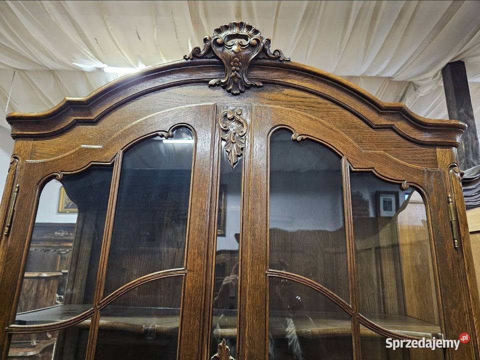 Dębowa witryna 218cm Brójce