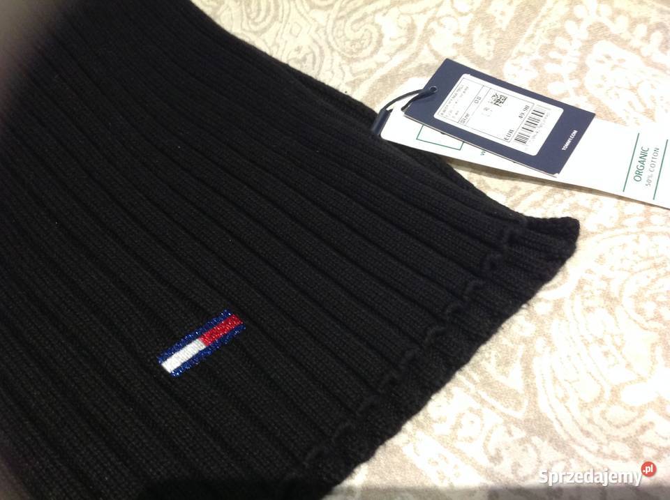 Ciepły Długi Szalik Szal TOMMY HILFIGER JEANS Dla kobiet sprzedam