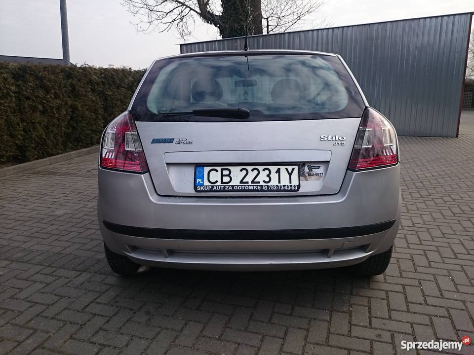 Fiat Stilo lift 2002 Śliczny klima 1 ręka nieuszkodzony wielkopolskie Chodzież
