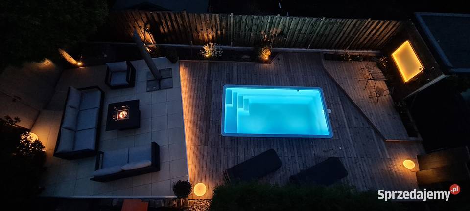 Basen ogrodowy gotowy 45x24 baseny z laminatu Opole