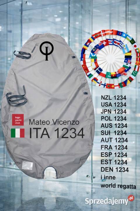 Pokrowiec do łódki Optimist góra ELO Pokrowce Giżycko