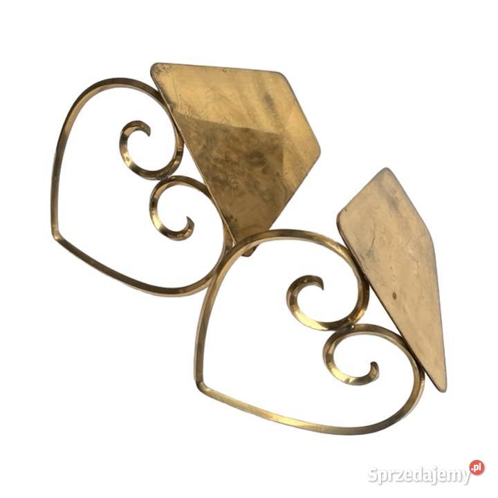 Mosiężne podpórki pod książki Hollywood Regency mazowieckie Warszawa