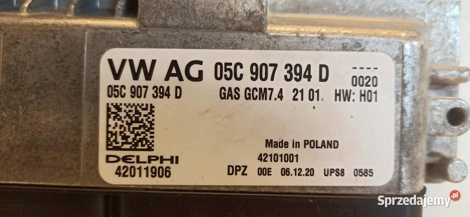 SEAT IBIZA V KOMPUTER SILNIKA 10 05C907394D dolnośląskie