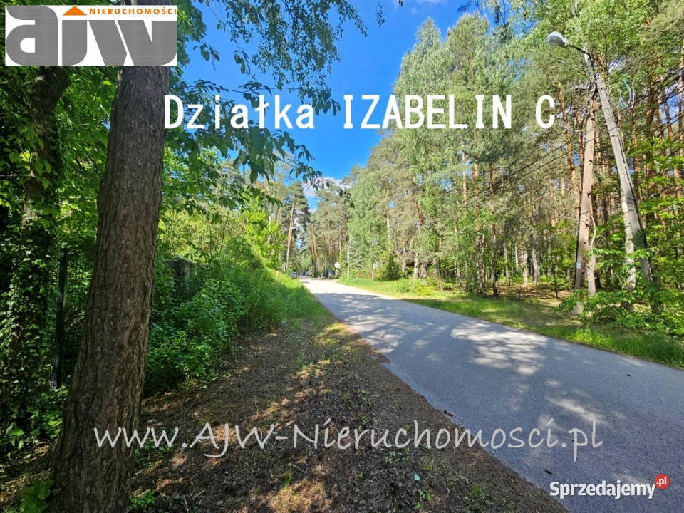 Działka Izabelin C Izabelin 1190 metrów 1504zł/m2 sprzedam