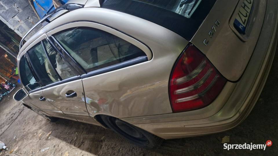 Mercedes W 203 27 CDI robi robotę nie pytając o wspomaganie kierownicy sprzedam