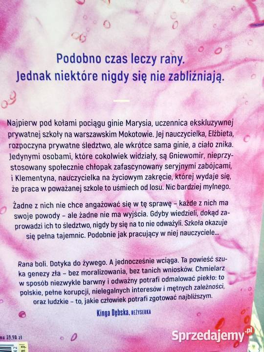 Chmielarz Rana książki outlet używane Warszawa