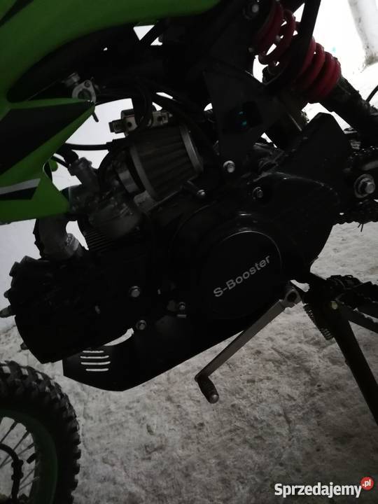 Fajny crossik 125 łańcuch Motocykle, skutery, quady
