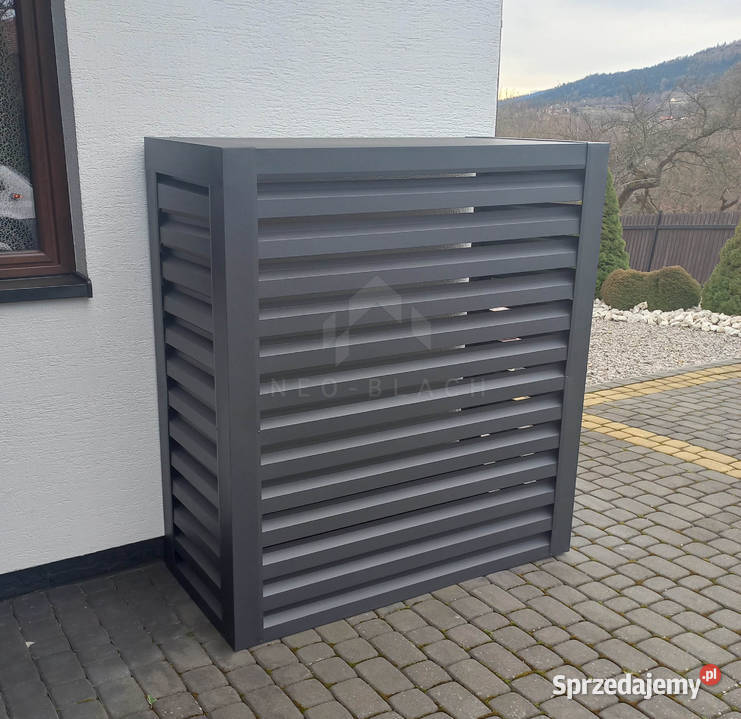 Osłona pompy ciepła 110x50x150 antracyt NB261