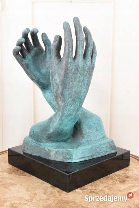 Dwie Splecione Dłonie wg Rodin Katedra Figura Kraków