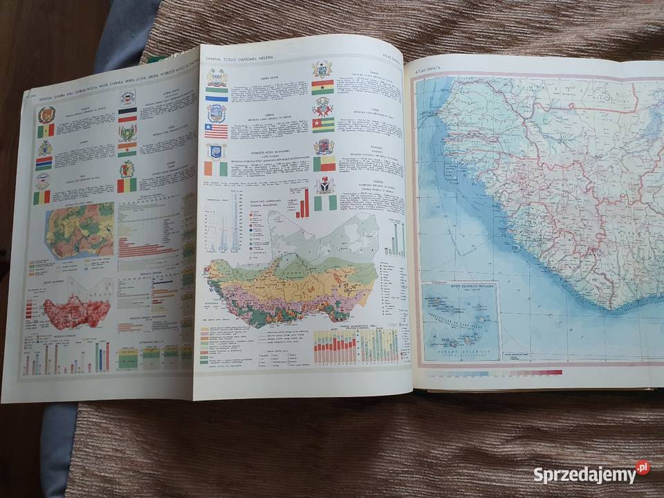 Atlas Świata 1962 Pozostałe Książki i Podręczniki wielkopolskie Poznań