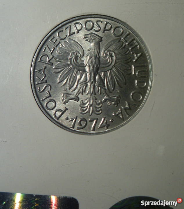 5 złotych 1974 RYBAK MS60 piękny Kraków