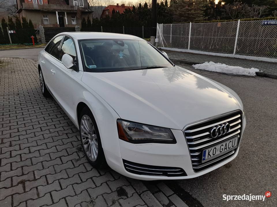 Audi A8 42 TDI D4 biala chip 400 bogata masaże Rabka-Zdrój
