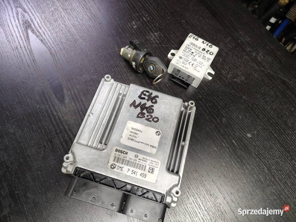 Bmw e46 n46 zestaw startowy komputer AWS kluczyk osobowe Aleksandrów Łódzki