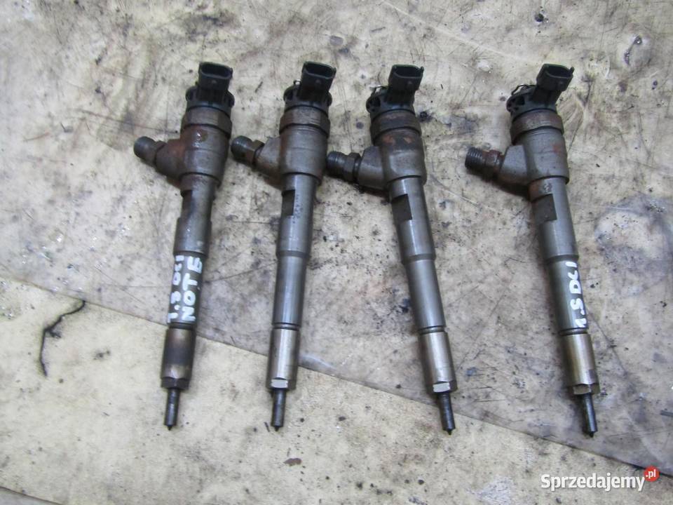 WTRYSK WTRYSKI X 4 KOMPLET 15 DCI NISSAN NOTE II