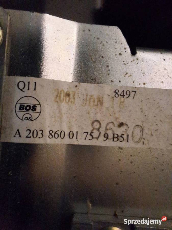 Roleta bagażnika Mercedes W203 osobowe