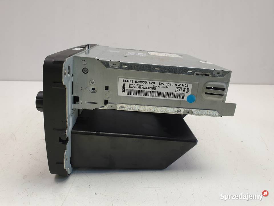 Skoda Rapid SCHOWEK RADIO CD 5J0035152B Rudka