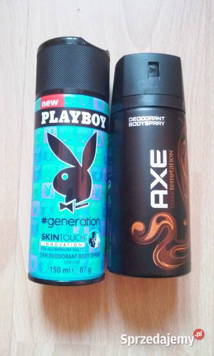 Dwa dezodoranty męskie Szczecin sprzedam