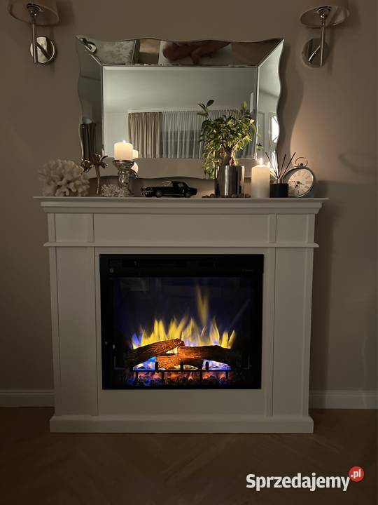 Kominek Flame wkład elektryczny Dimplex 28 biały