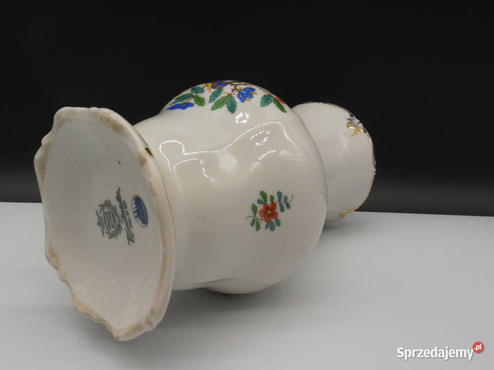 Wazon Porcelanowy Weimar Motyw Motyla Raszków