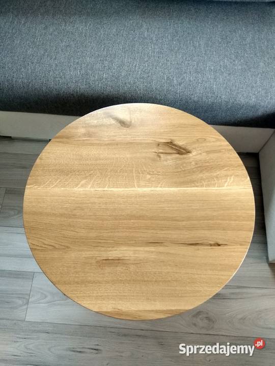 Stolik kawowy okrągły 70 dąb loft Industrialny Meble Warszawa