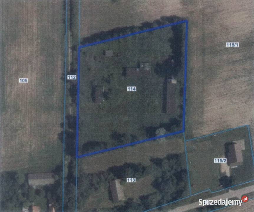 Działka 097 ha Mostołty 12 Ełku hala tartak 31zł/m2