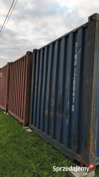 Wyprzedaż używane kontenery morskie magazynowe Gdańsk