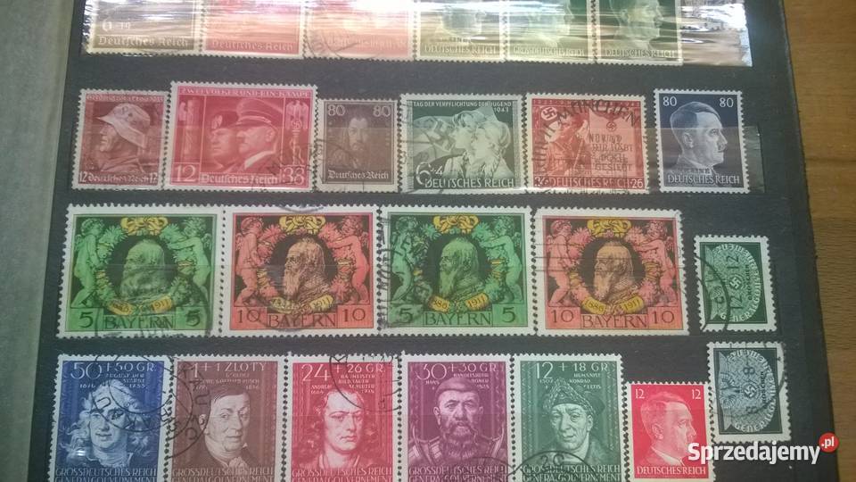 znaczki NIEMCY zestaw 91 stemplowane Warszawa