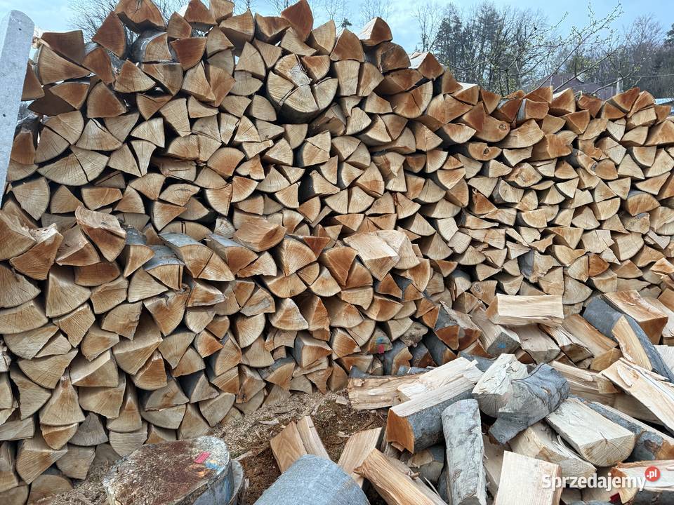 Drewno opałowe kominkowe twarde Buk dąb grablipa podkarpackie