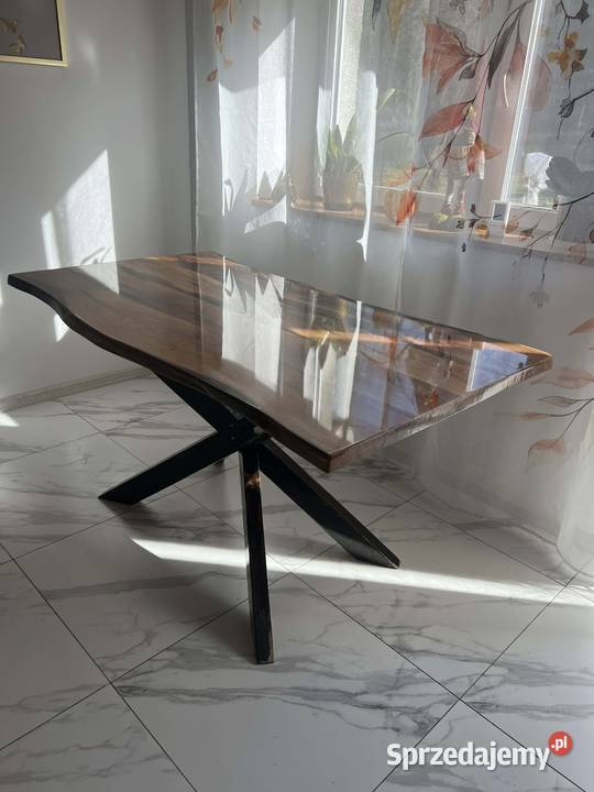 Stół z żywicy epoksydowej dęba 149cm Sławno