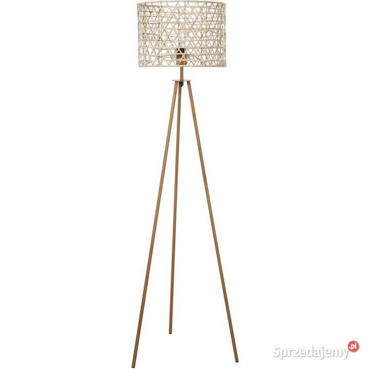 Lampa stojąca podłogowa bambusowy abażur 145 Kanie
