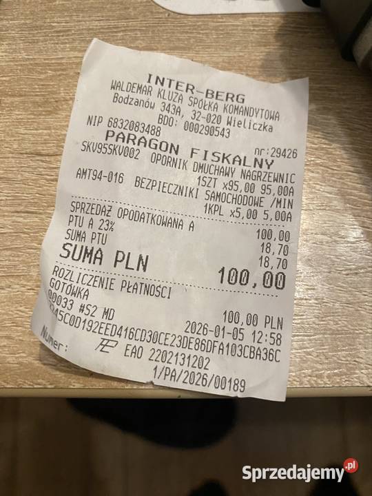 Opornik dmuchawy nagrzewnic osobowe Wentylacja